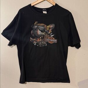 2016 Harley-Davidson Black Bulldog Graphic Tee
